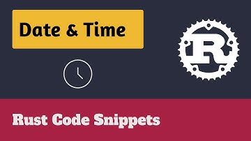 Date & Time in Rust Programming