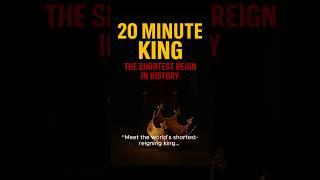 “The King Who Ruled for Only 20 Minutes! 👑⏱️”#History #LouisXIX #ShortestReign #FrenchHistory #epic
