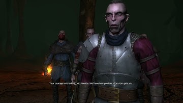 The Witcher 1 Chapter 1 Ending - Main Quest Gameplay
