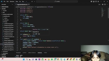 tugas implementasi stack dan struct