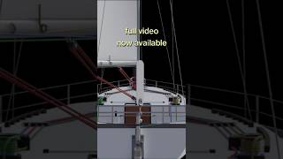 Wind vane self-steering - How we do it ⛵ #shorts