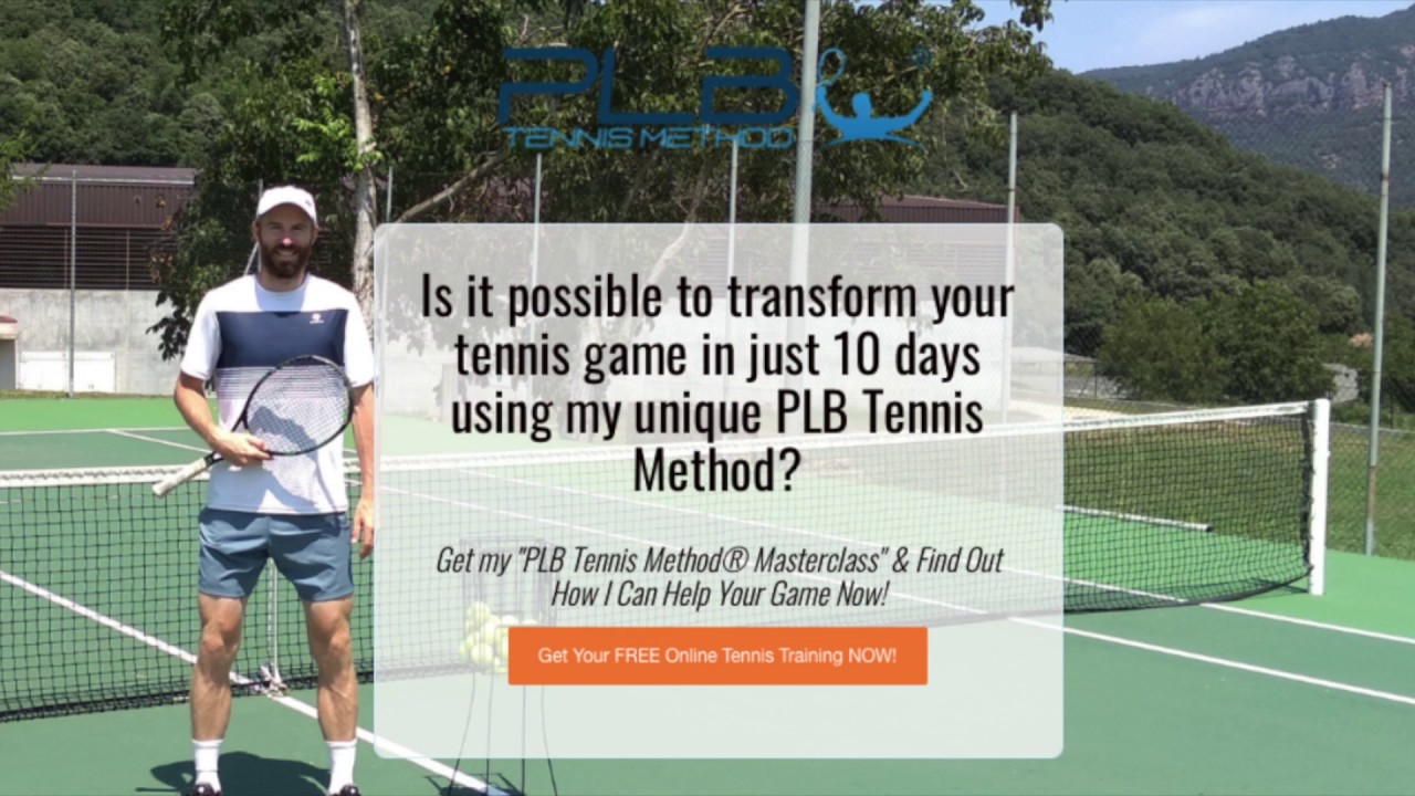 FREE Registration Plb Tennis Method® Masterclass