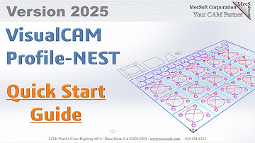 VisualCAD/CAM 2025 Profile-NEST Quick Start