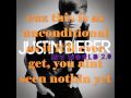 Justin Bieber - U Smile (acoustic) with on screen lyrics My World 2.0