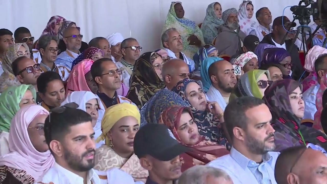 فخامة رئيس الجمهورية يشرف على فعاليات إطلاق الأشغال في مشروع بناء المستشفى الجهوي بمدينة أگجوجت