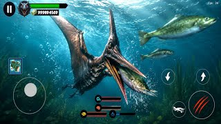 😱🦖Can Pteranodon Catch Underwater Fishes? | Jurassic Clash Primal Dino Sim screenshot 5