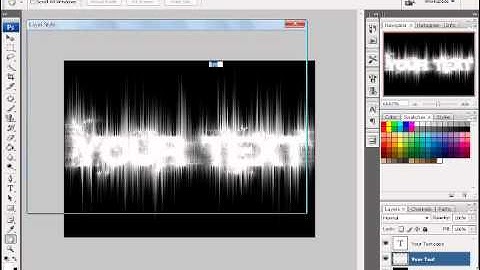 Photoshop CS3/CS4 Glow Text