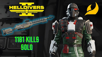 Helldivers 2: Bugs Solo Max Difficulty - Speargun & Supply Pack Build (Deathless / Full Map Clear)