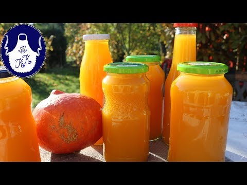 Video: Kürbissaft für den Winter mit Orange