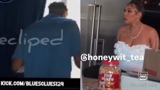 Nevaeh Crashes Out Grabs A Knife When Blueface Brings Chrisean To His House During Her Baby Shower