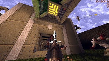 Quake - 2-player Easy Run of commctr by EddWardG & Sphere in 0:24 (4s improvement)