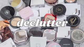 getting rid of my powders...*makeup declutter 2023* 🥲