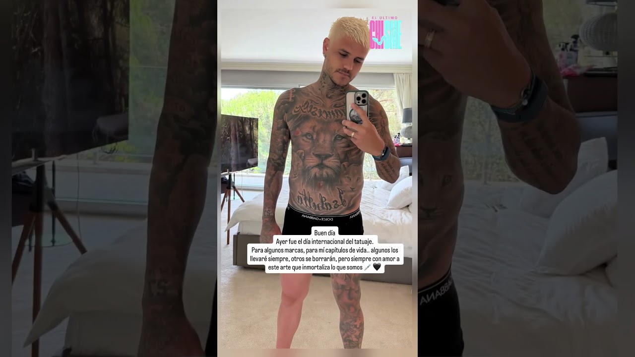 "Siempre con amor".. Icardi le respondió a Wanda sobre sus tatuajes 