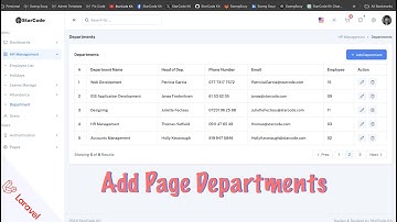 Laravel 11 HR System: Build Employee List View with Pagination