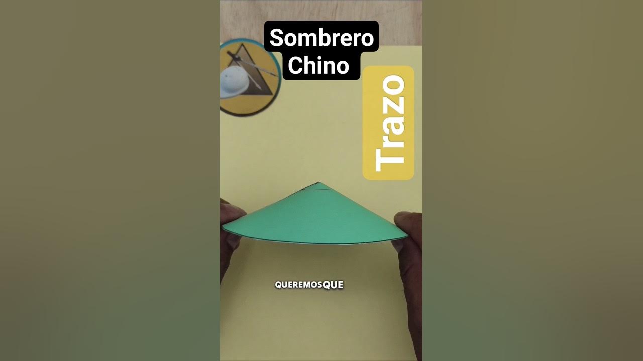 COMO HACER UN SOMBRERO CHINO  Gorro chino casero 