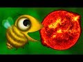 МАЛЕНЬКАЯ ПЧЕЛКА съела ВСЕ ЦВЕТЫ #7 Новая супер пчела зубастик. Tasty Planet Forever