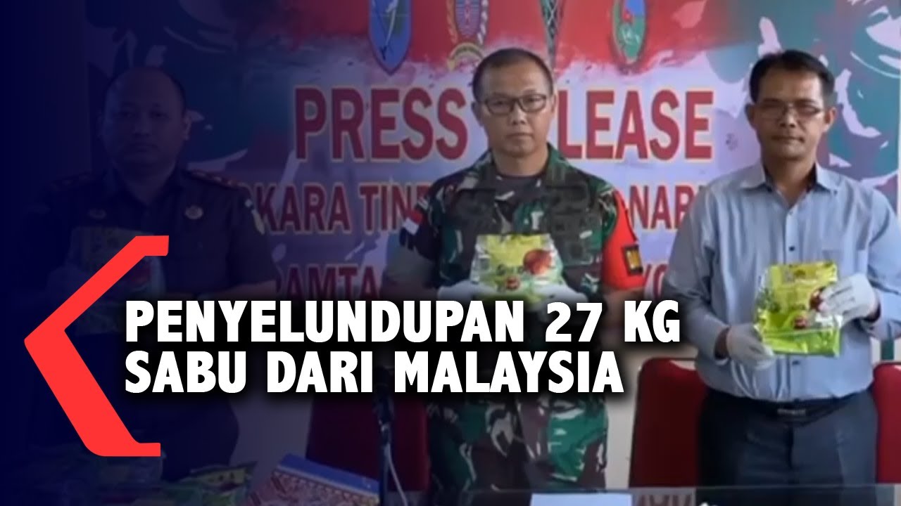 Satgas Pamtas Gagalkan Penyelundupan 27 Kg Sabu di Entikong