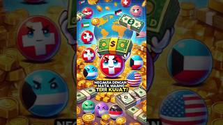 negara dengan mata uang ter kuat di dunia #shorts