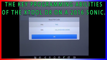 Walkthrough of the Key Programming ability of the Xtool D8BT pulling pin codes and passwords.
