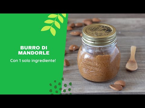 BURRO di MANDORLE con un solo ingrediente!