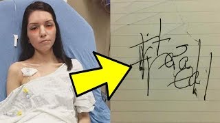 Она Очнулась и Сразу Попросила Ручку и Бумагу...ЧТО ОНА ЗАПИСАЛА! Она Очнулась и Сразу Попросила Ручку и Бумагу...ЧТО ОНА ЗАПИСАЛА!