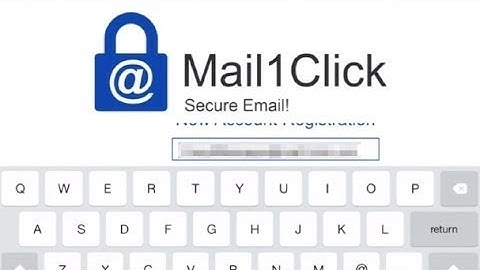 Mail1Click Encryption Email iPad App Review | Sof-Tec Solution