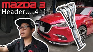 ไปแซ๊ด Mazda 3 Skyactiv ติดตั้ง Header 4-1 Feeliq