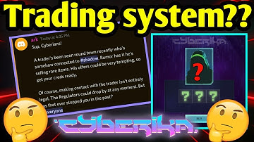 The trader Coming in The next Update!!! | Cyberika: Action Adventure Cyberpunk RPG