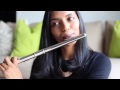 Shape Of You Ed Sheeran Flute Cover فتاه ماليزيه جميله تعزف بالفلوت