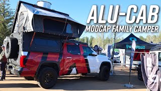 First Look from Overland Expo West: Alu-Cab ModCAP Family Truck Camper on Toyota Tundra