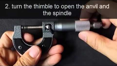 How to Use a Micrometer Screw Gauge