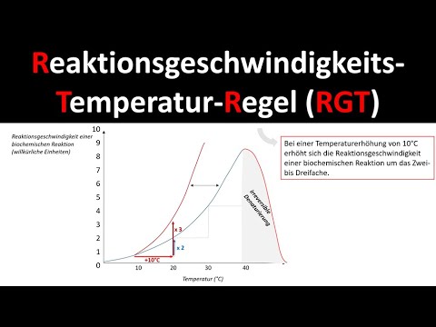 RGT-Regel [Reaktionsgeschwindigkeits-Temperatur-Regel] -