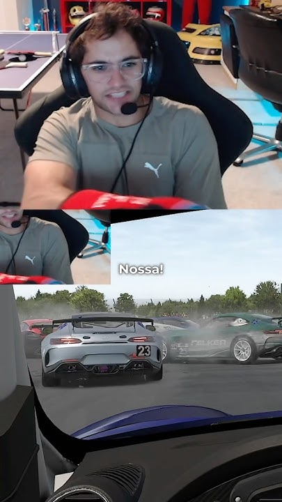 Missão: ultrapassar. Resultado: destruição em massa 🤯🤣 #iracing #gt4 #gaming #lol