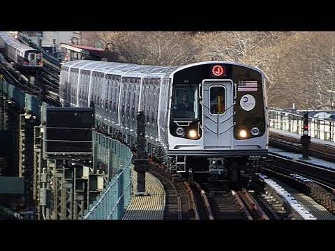 ᴷ Riding An R179 J Train From Jamaica Center Parsons Archer To Broad Street Side Window View Youtube