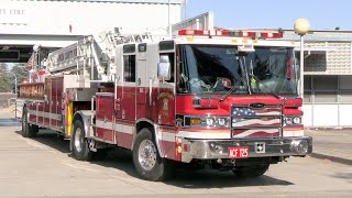 Alameda County Fire Dept. Battalion 2 & Truck 25 Responding