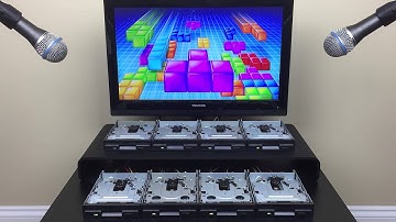 Tetris Theme A | 8 Floppy Drives