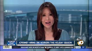 JCPenney to hire holiday workers