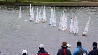 2012 MYA UK IOM Nationals Championship at Two Islands RYC, Day 1, 1st A fleet race.