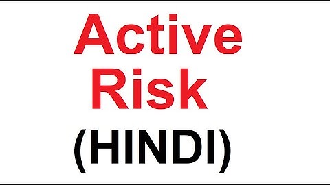 Active Risk