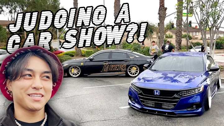 JUDGING My 1st Car Show! (IN THE RAIN)