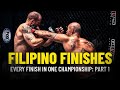 Every Filipino Finish In ONE Championship | Part 1