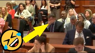 Johnny Depp's Bodyguard Laughing and leaves the Courtroom 😆🤣