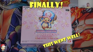 I FINALLY Found One! EB-01 (Memorial Collection) Booster Box Opening Went WELL! (One Piece TCG News)