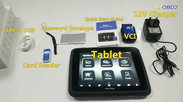 Vpecker/XTUNER E4 Diagnostict Tablet User Video Guide--UOBD2