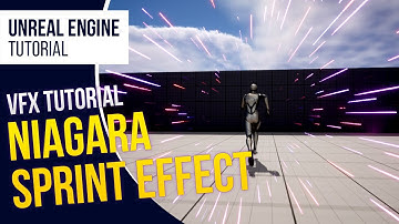 UE5 l Sprint Niagara Effect l VFX Tutorial l Unreal Engine 5