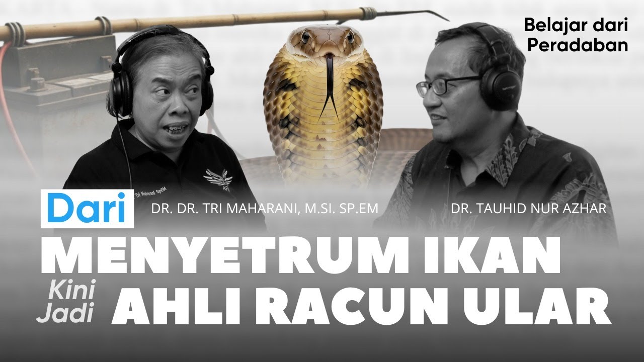 DARI MENYETRUM IKAN UNTUK MAKAN, KINI JADI SATU-SATUNYA AHLI RACUN ULAR INDONESIA!