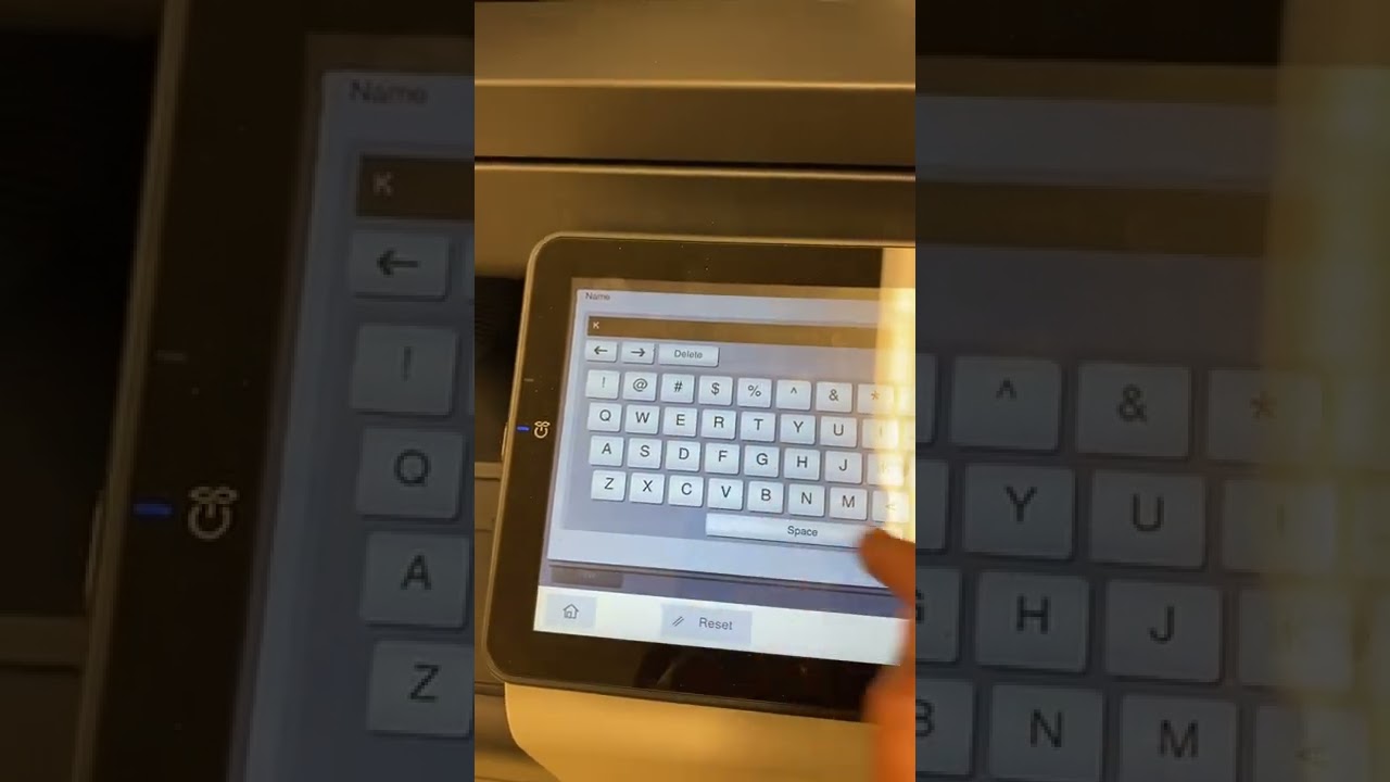 How To register your email address on the copier