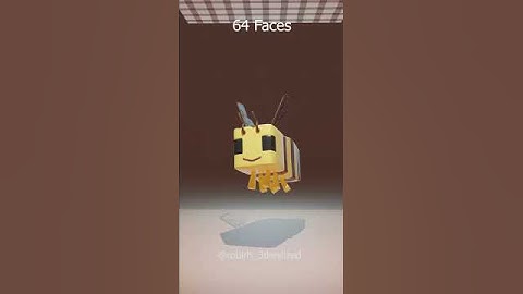 3D Cloth Simulation in Bee 🐝 #minecraft #3danimation #blender3danimation