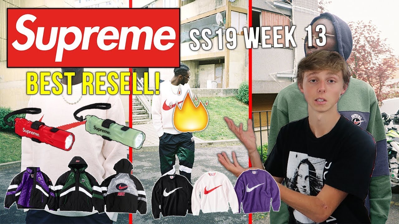 Download SUPREME SS19 WEEK 13 BEST ITEMS TO RESELL DROPLIST! (Nike, Flashlight, Etc.)