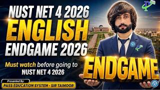 NUST NET 4 2026 English EndGame I NUST NET English Past Papers I NUST NET English Preparation I NET
